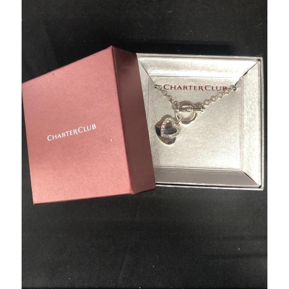 NEW IN BOX Charter Club Heart Necklace